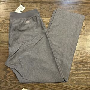 Figs Womens Pants XL Tall Livingston Scrub Bottom Gray‎ Technical Collection NWT